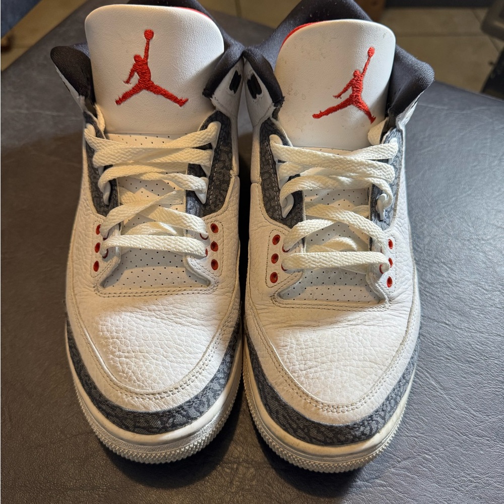 Nike White and Red Athletic Shoes